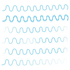 Wall Mural - wavy lines seamless pattern background illustration