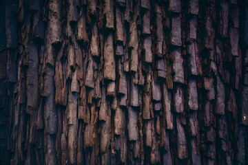 Texture of tree trunk and bark, natural wood pattern photo