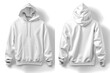 © Edifi 4 - Hoodie Design Template: Pure White on Neutral Background