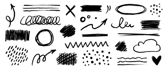 Wall Mural - chalk color pencil texture brush dot stroke vector element. children crayon color brush stroke textu