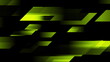 Dark green glossy glowing geometric tech background