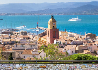 Wall Mural - Ville de Saint-Tropez, Côte d’Azur, France 