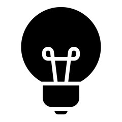 Poster - lightbulb, idea icon