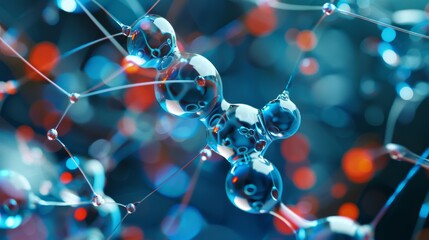 Poster - Advanced Nanotechnology Network Concept Illustration