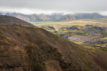 Wall Mural - Mount St. Helens, Stratovolcano in Skamania County, Washington State