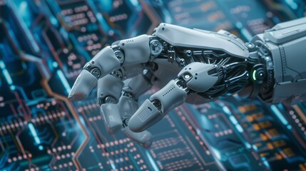 Poster - Robotic Hand Interfacing With Circuit Board in Technology Lab Setting
