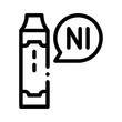 © Uicon Studio - nicotine line icon