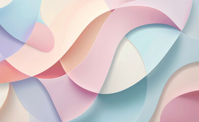Wall Mural - Abstract Pastel Geometric Background