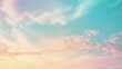Ethereal Pastel Sky with Wispy Clouds Evoking a Sense of Whimsy and Lightness