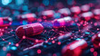 Futuristic pharmacogenomics, AI customizing medications to genetic profiles for better outcomes 