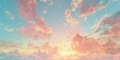 A vibrant, painterly sky texture at dawn, capturing the soft pastel hues and the sense of hope and adventure that dawns created with Generative AI Technology