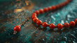 Close-up Muslim prayer rosary