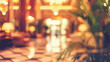 Vintage filter applied to a defocused hotel lobby