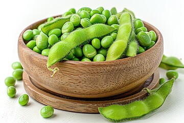 Wall Mural - edamame in the table kitchen professional advertising food photography