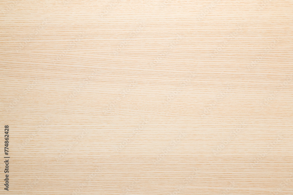 Light ash veneer wooden surface background. Closeup. Empty place for ...