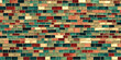 An illustration of a vintage mosaic background
