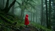Child Red Raincoat