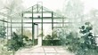 Elegant Greenhouse Wedding: Lush Botanicals and conceptual metaphors of Lush Botanicals