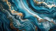Abstract ocean- ART. Natural Luxury. Style incorporates the swirls of marble or the ripples of agate. Very beautiful blue paint with the addition of gold powder ,Marble abstract background pattern