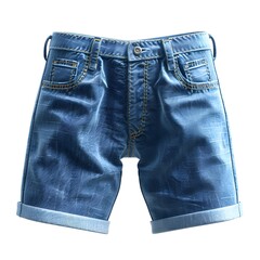 Poster - 3D Denim shorts Mock up