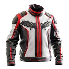 Sticker - red 3D  Moto Jacket Mock up