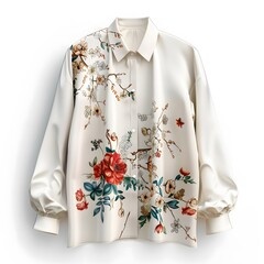 Sticker - 3D  Silk blouse Mock-up