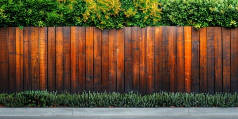 Sticker - mixed-material fence