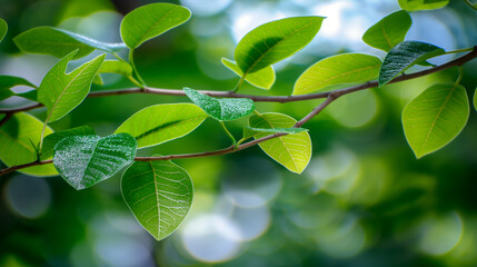 Wall Mural - Green natural background.