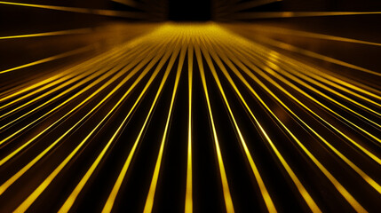 Wall Mural - A gold and black striped background with a yellow line