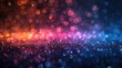 Abstract of colorful and bokeh light with glitter background