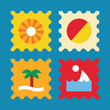 © mobarok8888 - Summer Water colored Stamps design vector