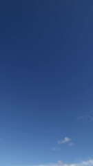 Wall Mural - time lapse of summer blue sky with white clouds