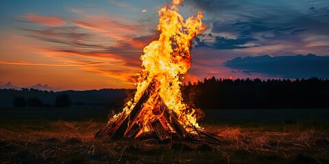 Wall Mural - campfire, lighting a fire, camping, coals, fire, background, wallpaper.