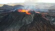 © Wirestock - Landscape of lightening erupting Mauna Loa Volcano in Hawaii with smoke and hazy sky