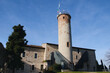 Mirabella tower of the Castle of Brescia, Lombardy, Italy