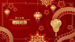 Chinese New Year 2025 Year of the Snake is a design asset suitable for creating festive illustrations, greeting cards and banners. (Chinese translation : Happy chinese new year 2025, year of snake)