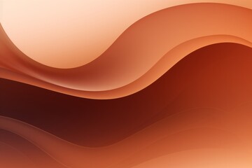 Wall Mural - Dark Brown to Light Brown abstract fluid gradient design, curved wave in motion background for banner, wallpaper, poster, template, flier and cover