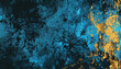 abstract blue background with grunge texture and paint splashes