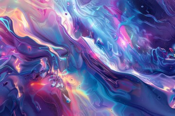 Poster - Captivating holographic marble texture design