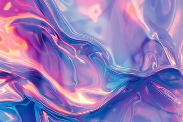 Poster - Mesmerizing holographic marble display backdrop