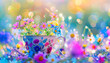 Enchanted Teacup Amidst Floral Bliss