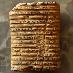 Sumerian Cuneiform Tablets Preserving the Oldest of Stories The script blurs into clay