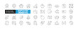 Set of 36 Employee Benefits line icons set. Employee Benefits outline icons with editable stroke collection. Includes Pay Raise, Health Insurance, Teamwork, Paid Vacation, Gender Equality, and More.