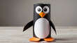 © triocean - Kids crafts, cute penguins made of toilet rolls and papers