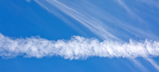 Wall Mural - Blue Sky with white clouds. Abstract backdrop for wallpaper .