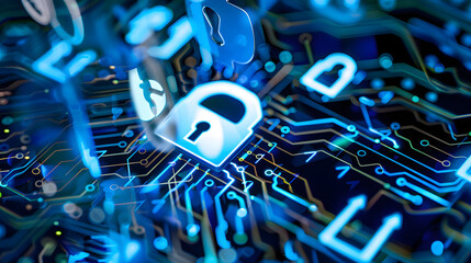 Cyber security network, privacy data protection concept. Computer programmer team with network security system, software development, data encryption, innovation cybersecurity technology background