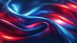 Abstract blue and red wave patterns