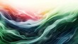 Smooth abstract background with silky waves, Abstract wavy flowing background, Colorful flowing gradient waves background, Colorful organic wavy swirl textured banner, AI generated