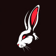 vector logo rabbit, rabbit icon, rabbit head, vector 