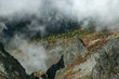 Couleurs d' automne dans la chaîne de Belledonne , Isère ,Alpes France	